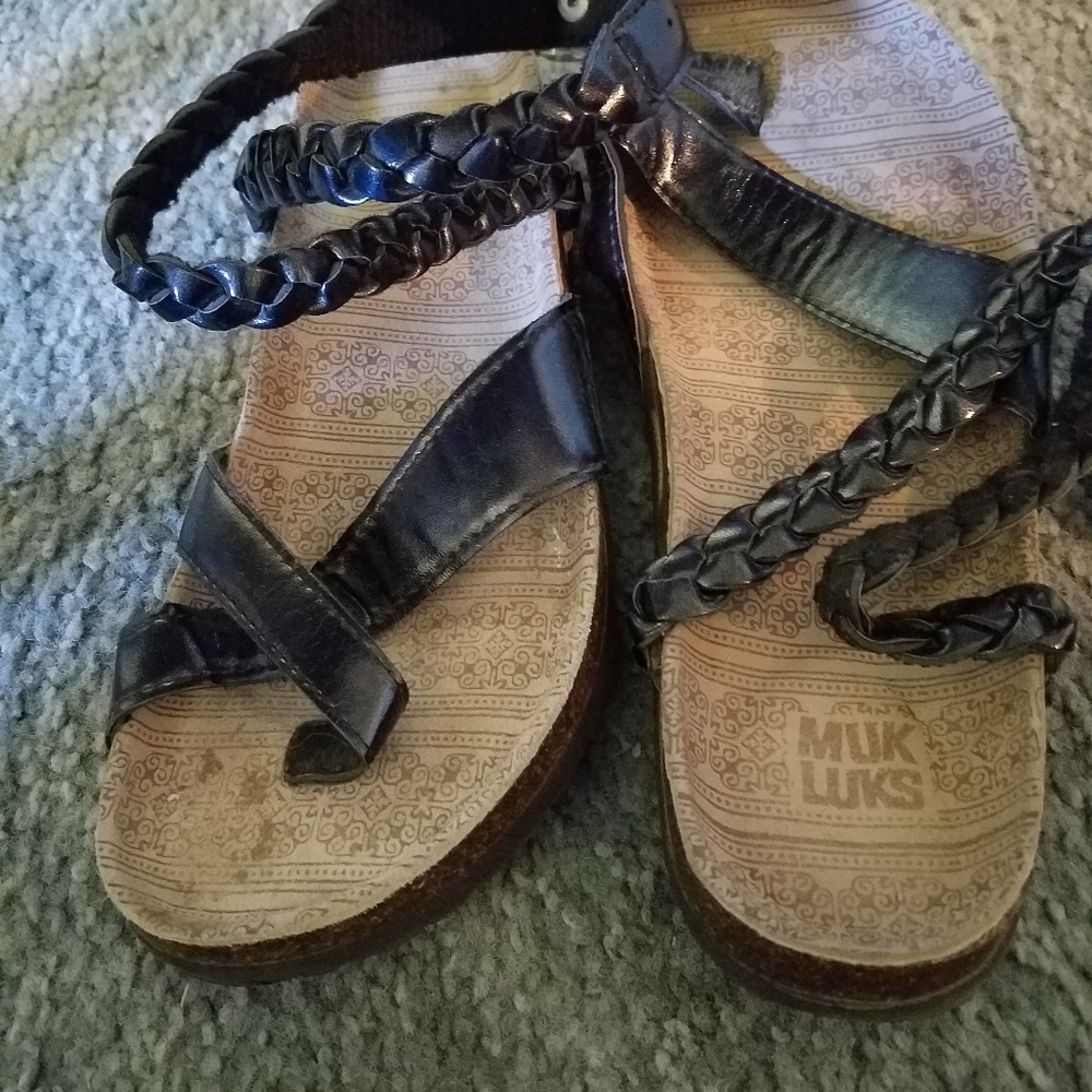 Black sandals